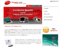 Tablet Screenshot of pcrepairscork.ie